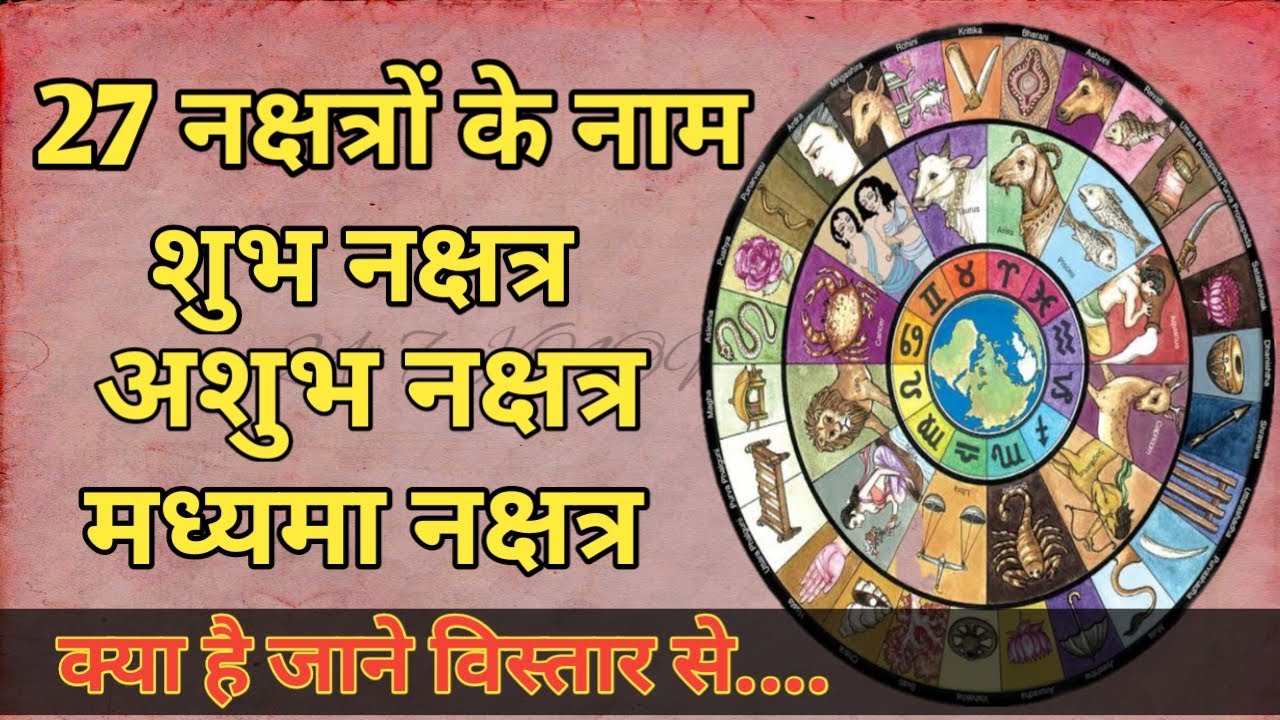 कौन सा नक्षत्र शुभ कौन सा अशुभ जाने विस्तार से...... ज्योतिषशास्त्र