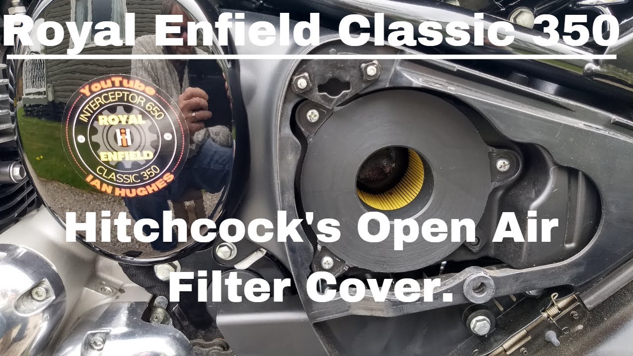 Royal Enfield Classic 350 | Крышка воздухозаборника Hitchcock Open | Первая поездка после установ...