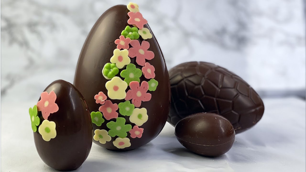 HUEVOS DE CHOCOLATE PARA PASCUA  🥚🍫. LaDulcepedia