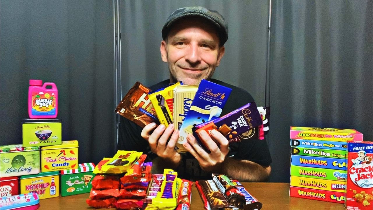 ASMR-Showing You My Candy Prop Collection🍭🍫 (Up-Close Soft Spoken)