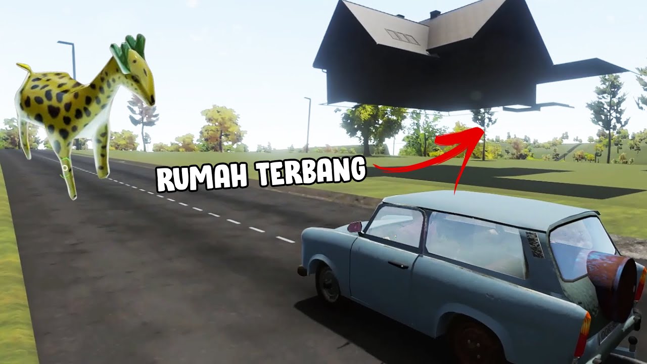 Aku Memainkan Game Perjalanan Mobil Paling Aneh dan Random - The Long Drive