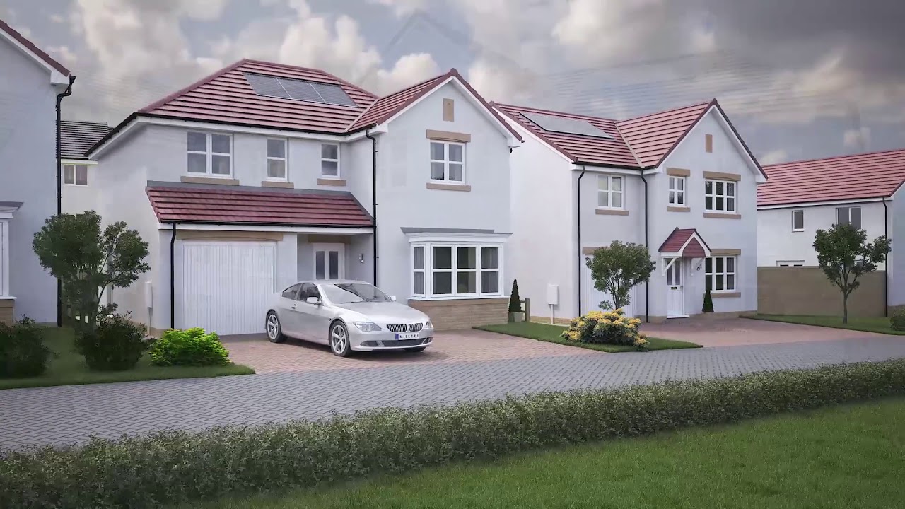 Miller Homes - Lapwing Brae, Dunfermline, Fife - CGi Development Tour