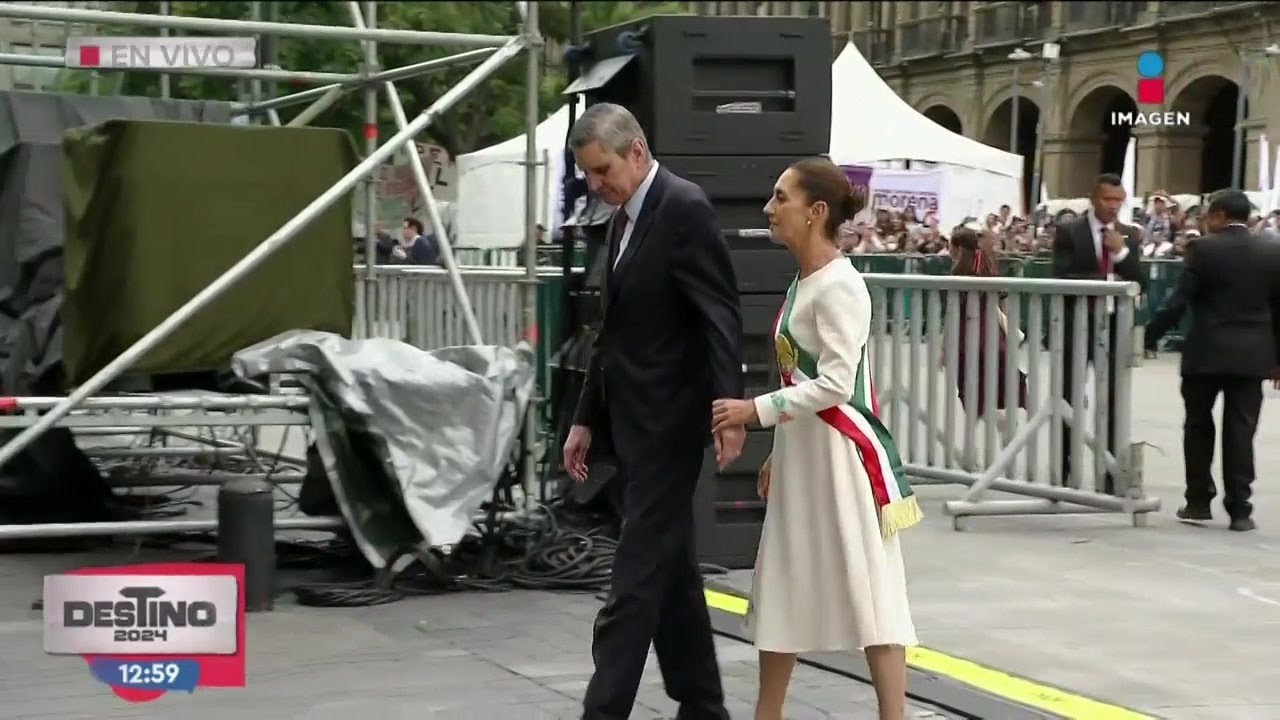 Claudia Sheinbaum llega al Zócalo de la CDMX | Destino 2024