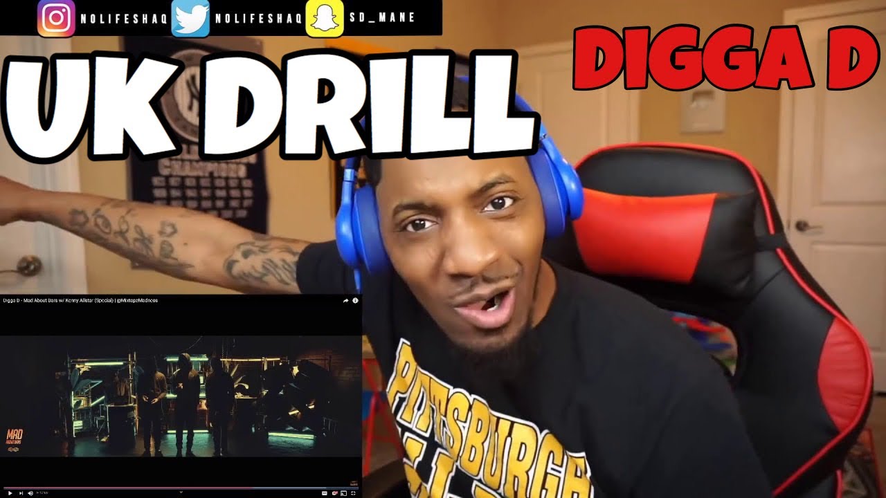 Digga D - Mad About Bars w/ Kenny Allstar | (BEST REACTION)
