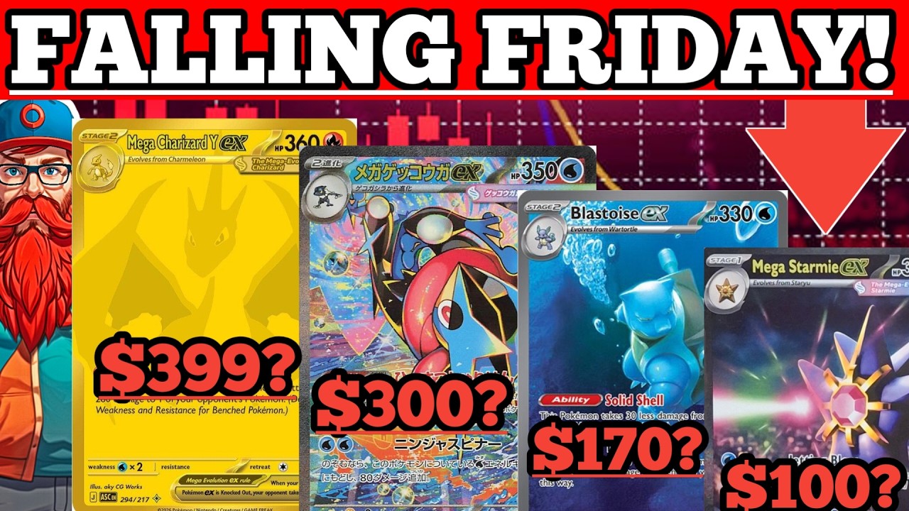 POKEMON FALLING FRIDAY! Weekly Investing, Collecting & News Market Update!