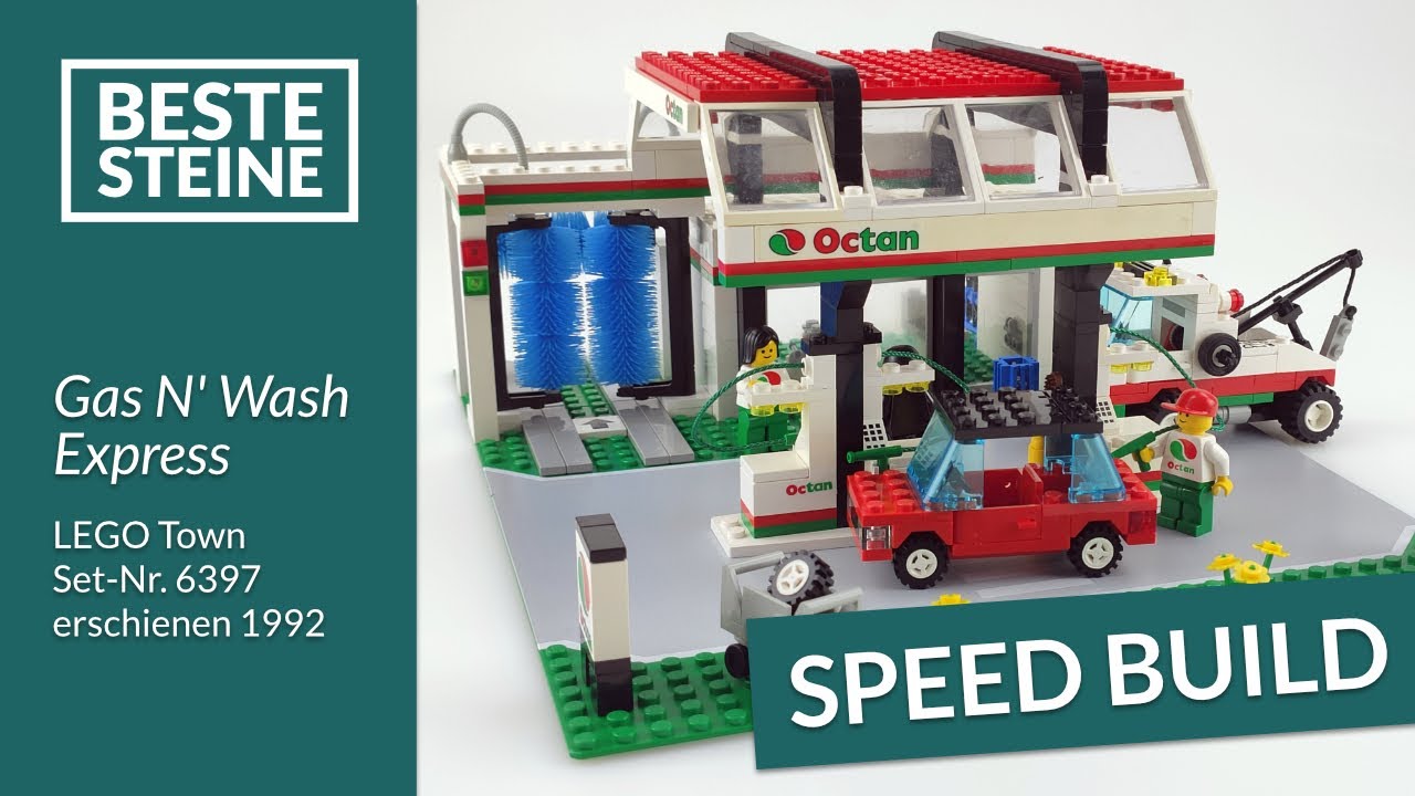 LEGO 6397 &ndash; Town - Gas N' Wash Express &ndash; Speed Build