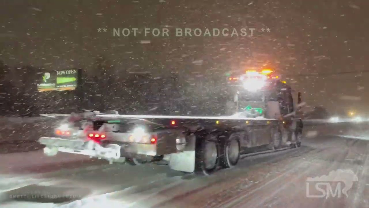 01-29-2026 Buffalo NY - Lake Effect Snow Highway Chaos Police High Speed Chase