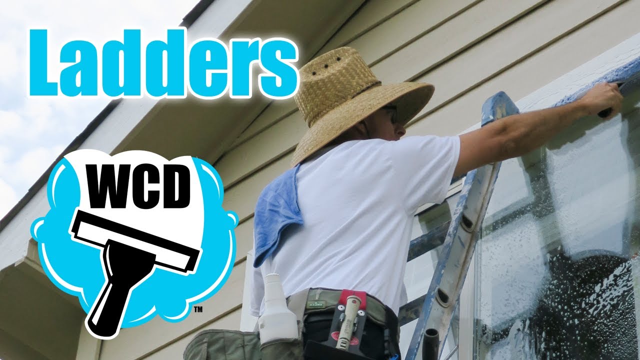 Window Cleaning with Ladders Part One