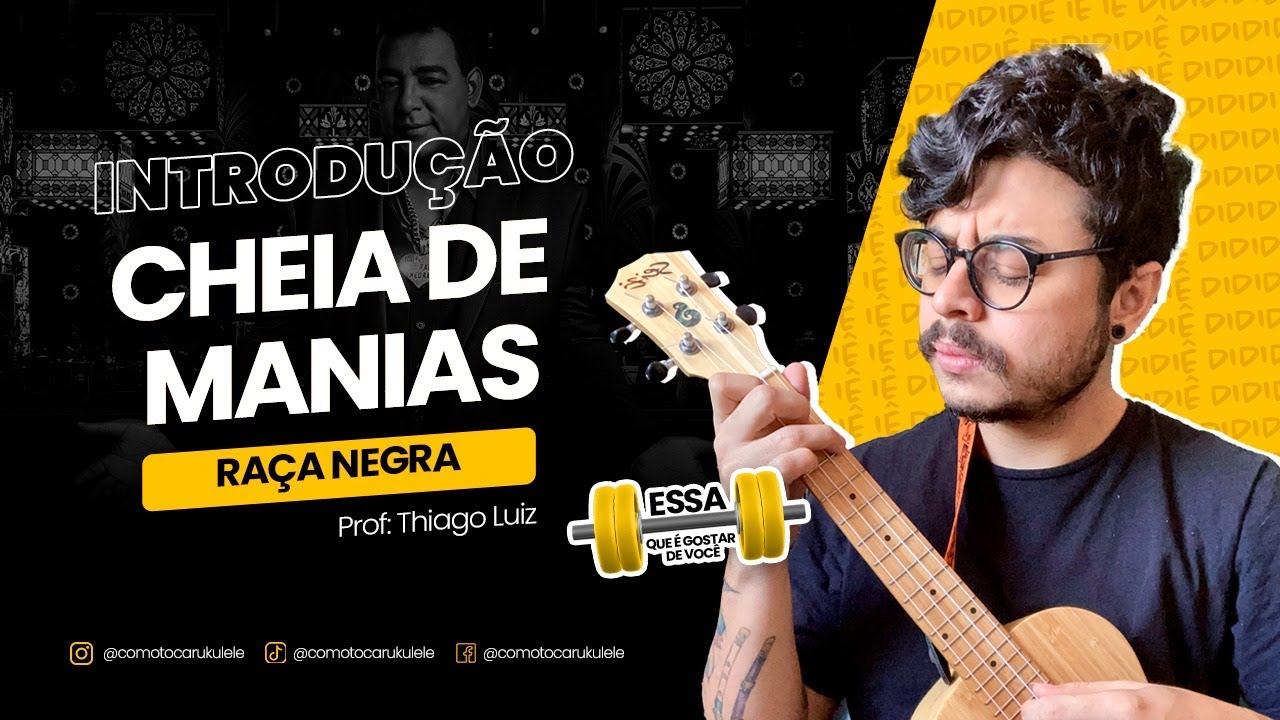 COMO TOCAR CHEIA DE  MANIA - RAÇA NEGRA (INTRODUÇÃO SOLO E CIFRA)