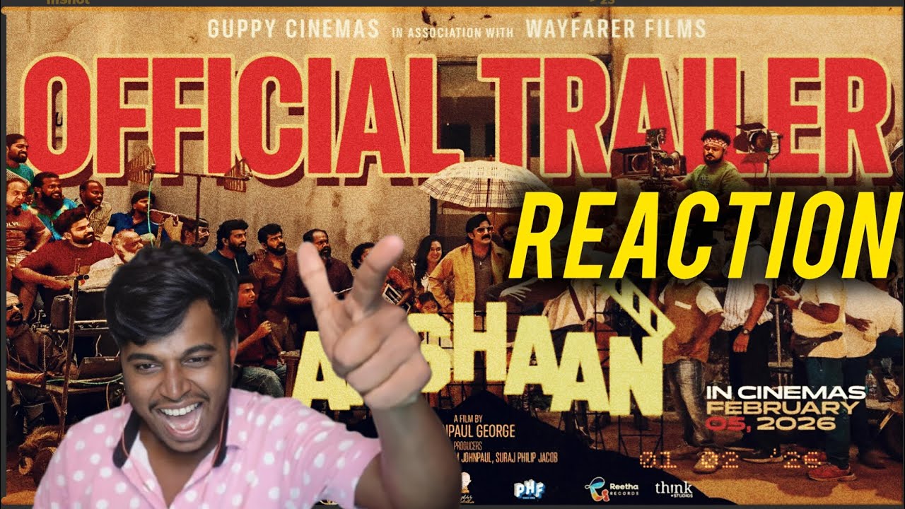 Aashaan Official Trailer reaction | Johnpaul George | Indrans | Joemon Jyothir.ASHN TRAILER 4K