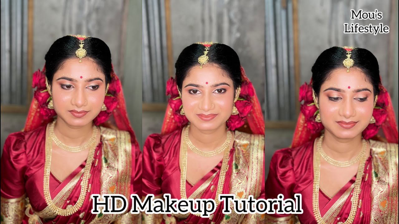 HD Makeup Full Tutorial, Real Bride, by @MoumitaDeySarkar-o4y