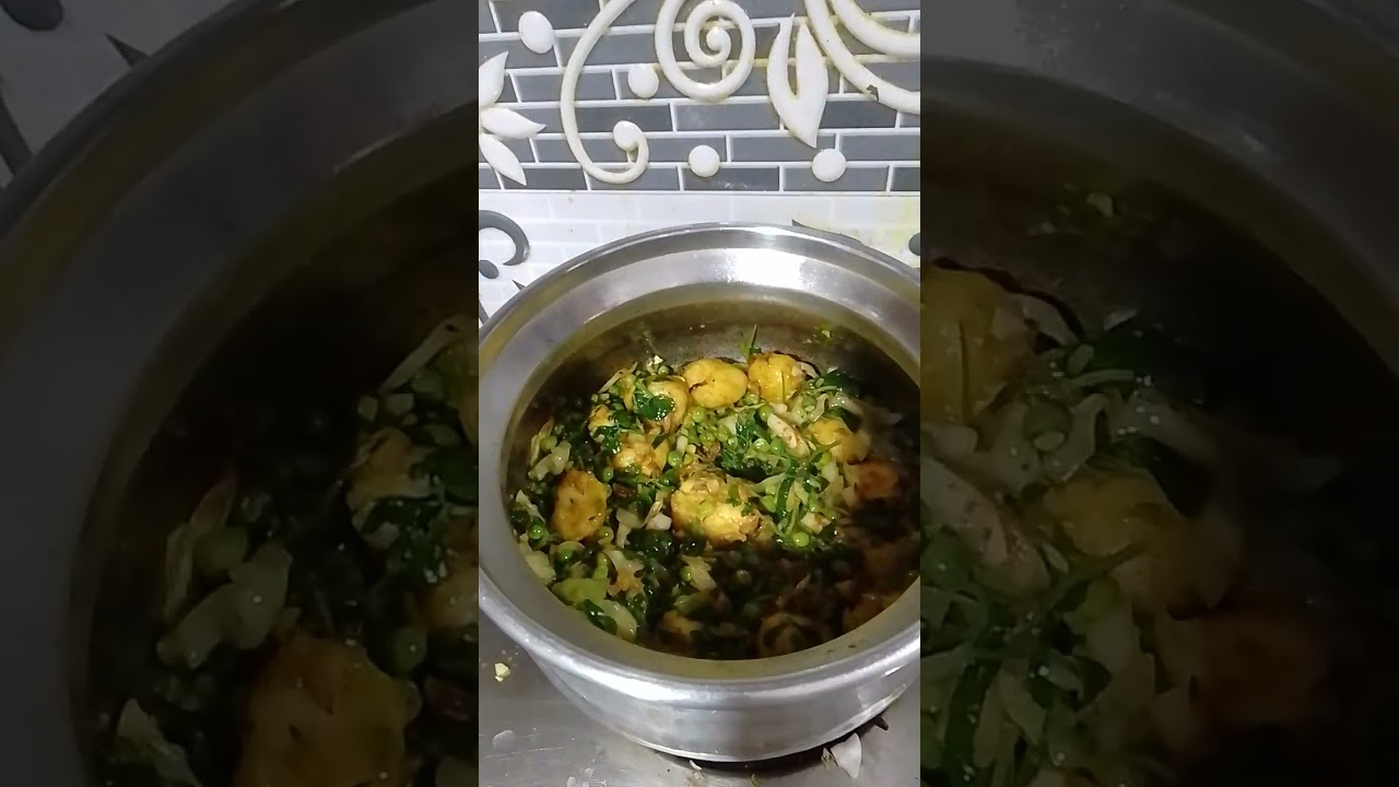 Tasty 😋 Matar Methi with Potatoes Sabzi 🍲 Recipe | मेथी, मटर और आलू की सब्ज़ी बनाने की रेसिपी 🍽️ | 