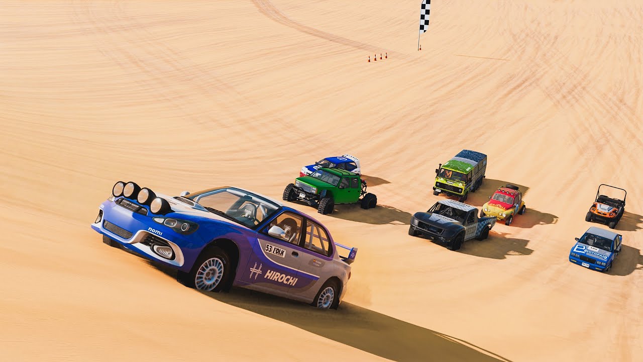 Hill Climb Desert Valley Competition #2 || BeamNG Drive || W.A DRIVE