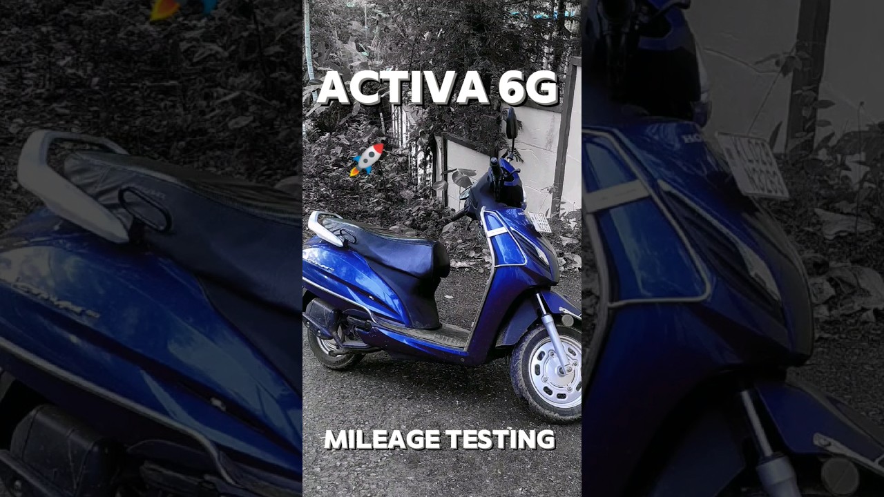 Activa 6G mileage testing 😳😳😳😳#automobile #mileagetest #experiment