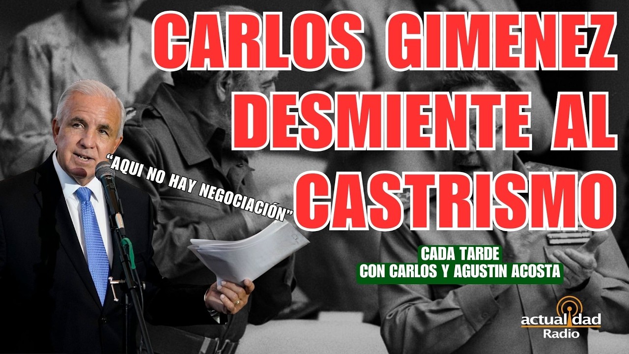 Carlos Giménez DESMIENTE contactos con el nieto de Raúl Castro | Cada Tarde con Agustin y Carlos