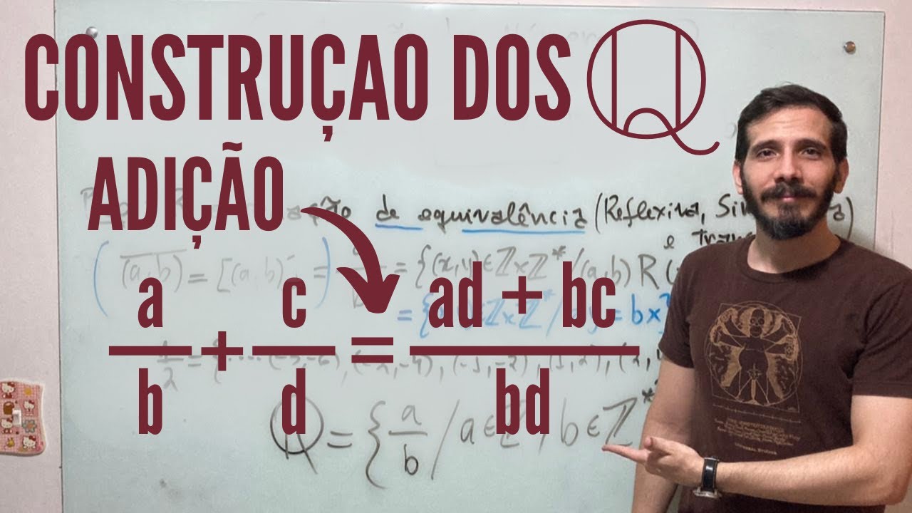 Adição de #NúmerosRacionais - Professor Eduardo Garcez