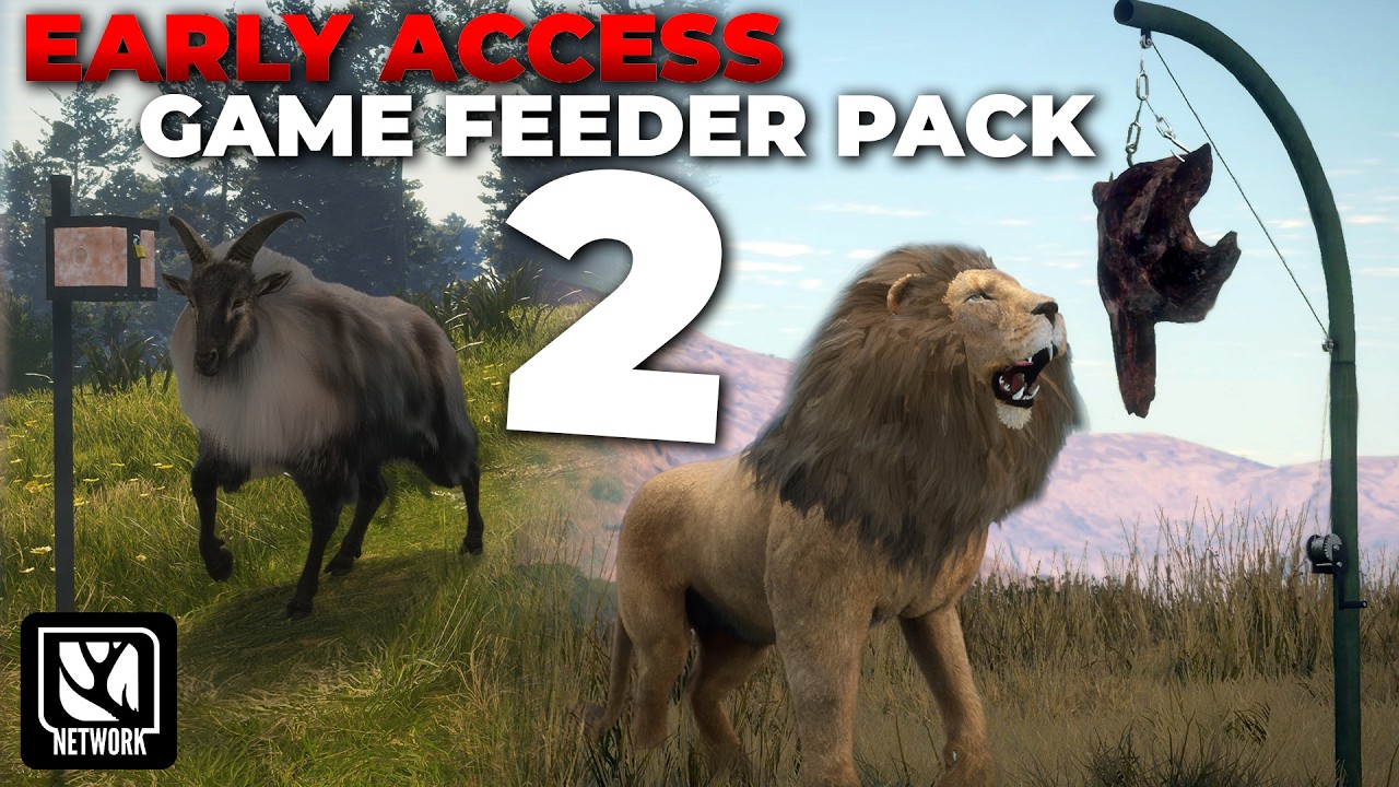 EARLY ACCESS! Das neue Game Feeder Pack 2 im ersten Test 😳🦁 theHunter COTW