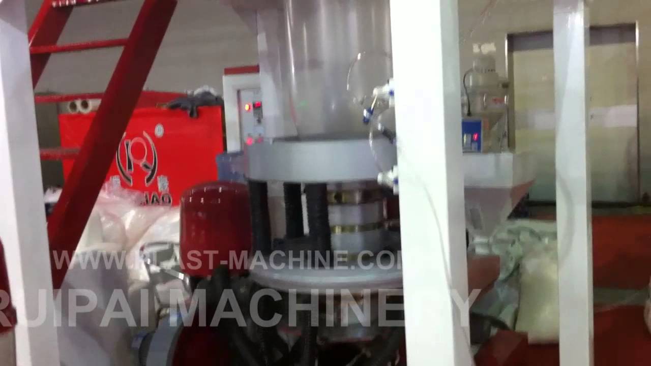 rotary die head film blown extrusion machine in chinaplas