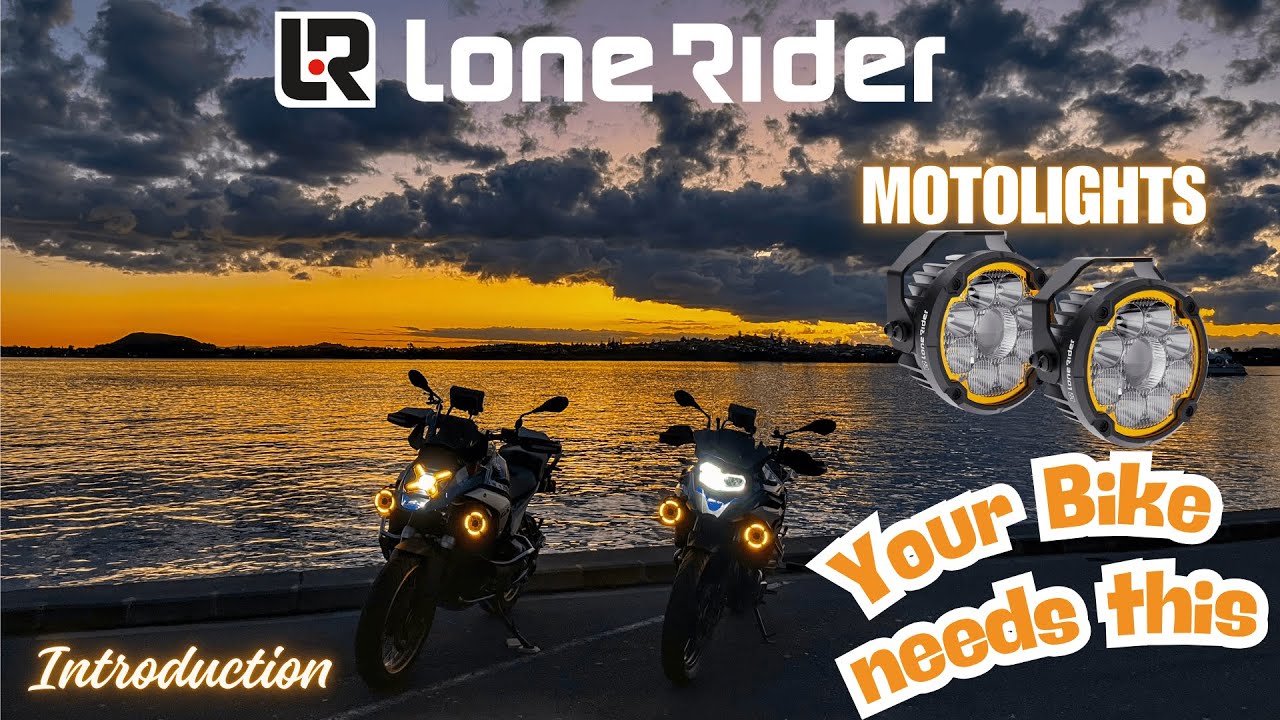 Introducing the Lone Rider Motolights - Your bike needs this