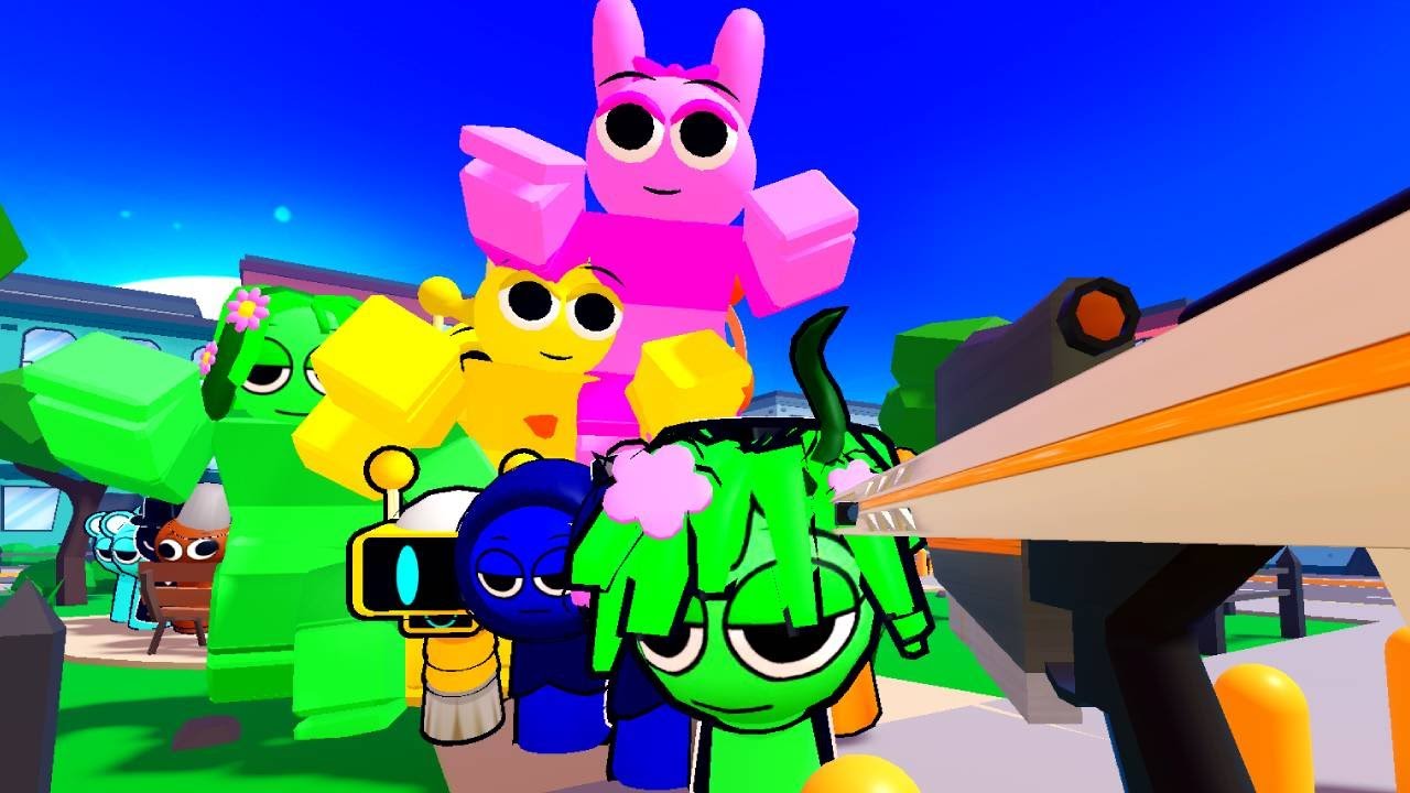 SOBREVIVE al APOCALIPSIS SPRUNKI con NUEVAS ARMAS | Juegos Divertidos ROBLOX | MrBeto