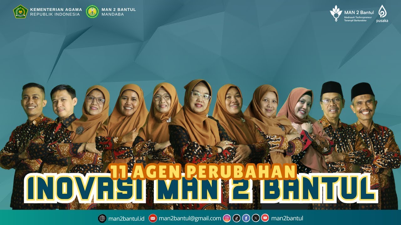 11 Agen Perubahan - Inovasi MAN 2 Bantul 2024