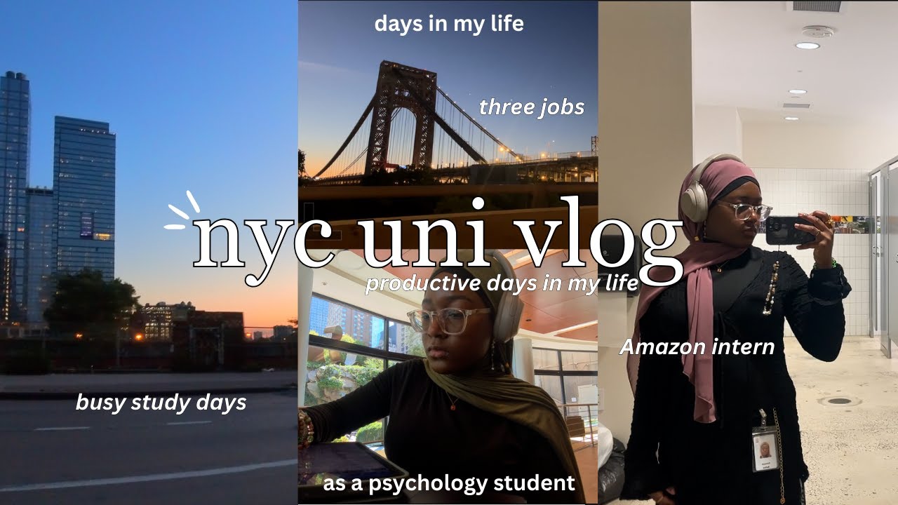 7AM vlog ☕️📚 | Amazon apprentice, balancing work and school, productive study days