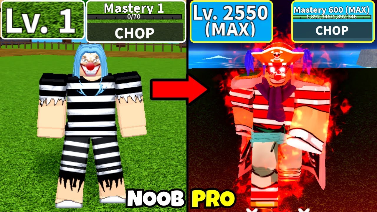 Beating Blox Fruits as Buggy! Lvl 0 to Max Lvl Full Human v4 Awakening Noob to Pro in Blox Fruits!