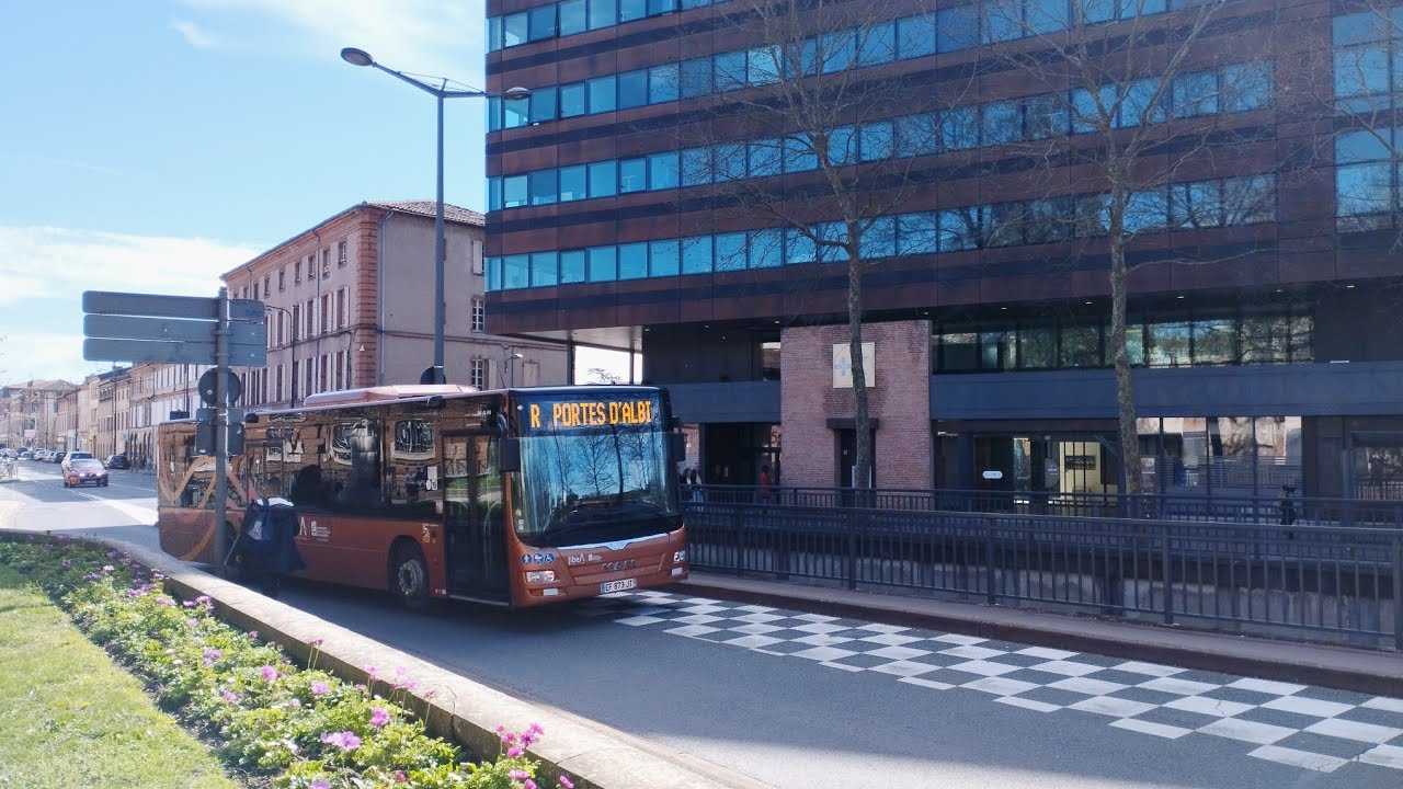 (Albi) покатушки на автобусе MAN A37 Lion's City NL293 №162