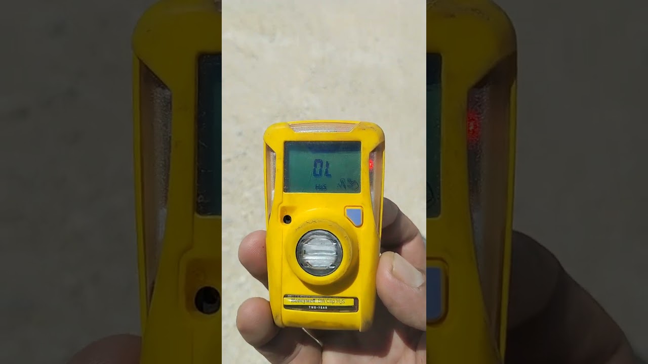 pruebas de detection de gas H2S