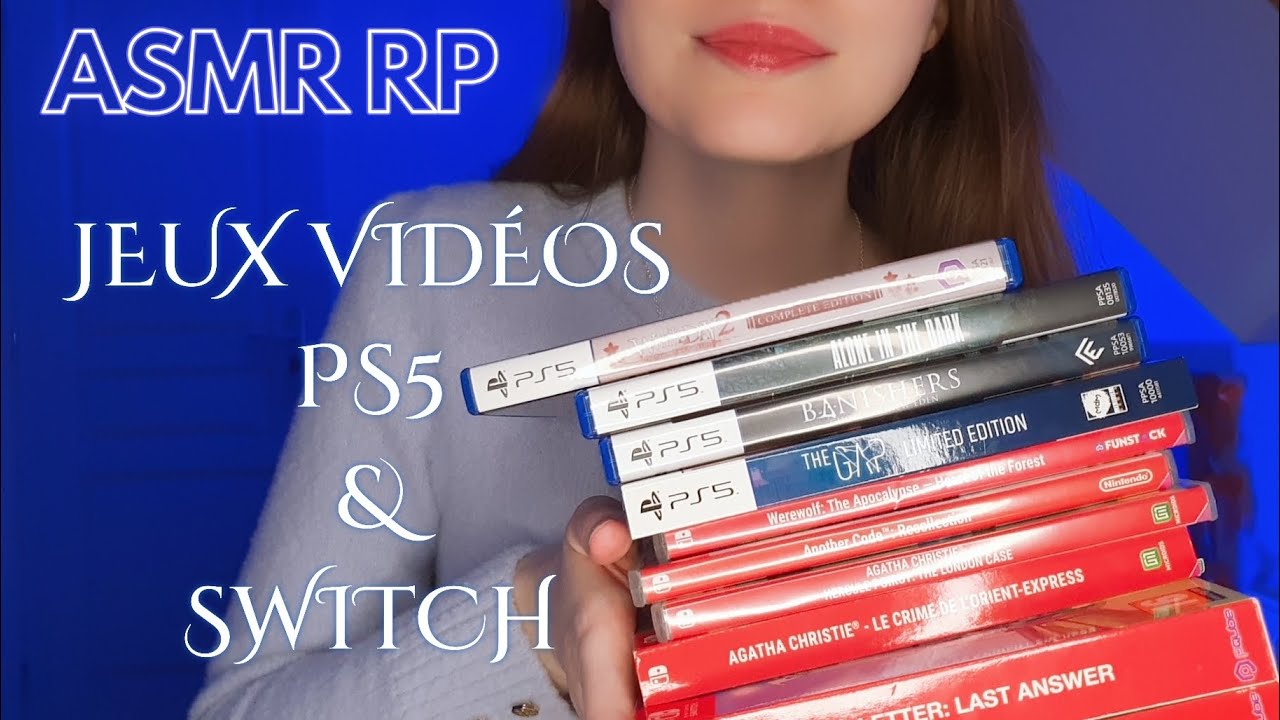 ASMR 🎮 Roleplay Vendeuse de Jeux Vidéos (PS5 et SWITCH)