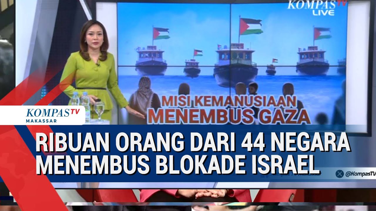 Ribuan Orang Dari 44 Negara Bergabung Berlayar Dalam Misi Kemanusiaan Menembus Blokade Israel