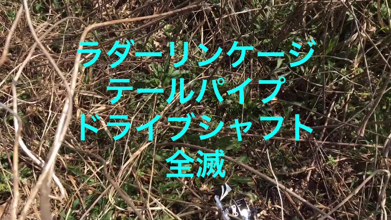ラジコンヘリ　REX550X またやらかした