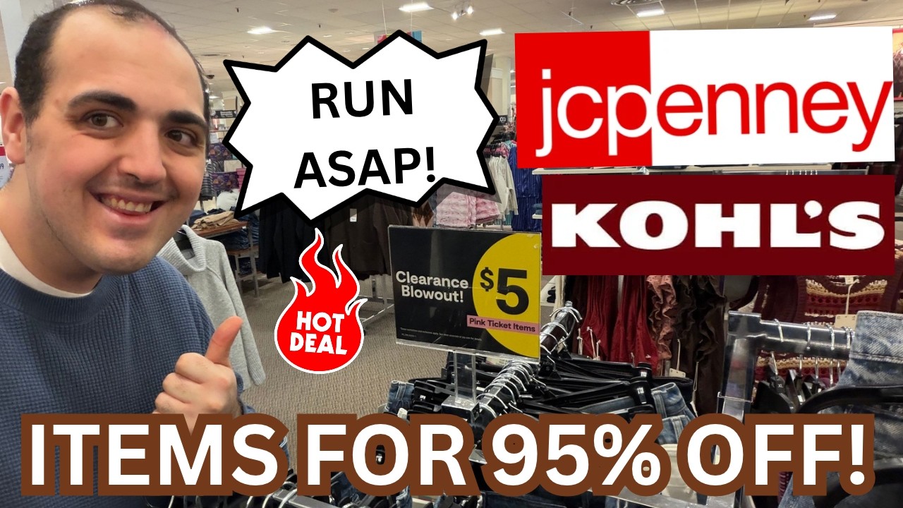 БЕГОМ! ~ ЭТИ СКИДКИ НЕРЕАЛЬНЫ ~ АБСОЛЮТНО БЕЗУМНАЯ РАСПРОДАЖА В JCPENNEY И KOHL'S ~ ДО 95% СКИДКИ!
