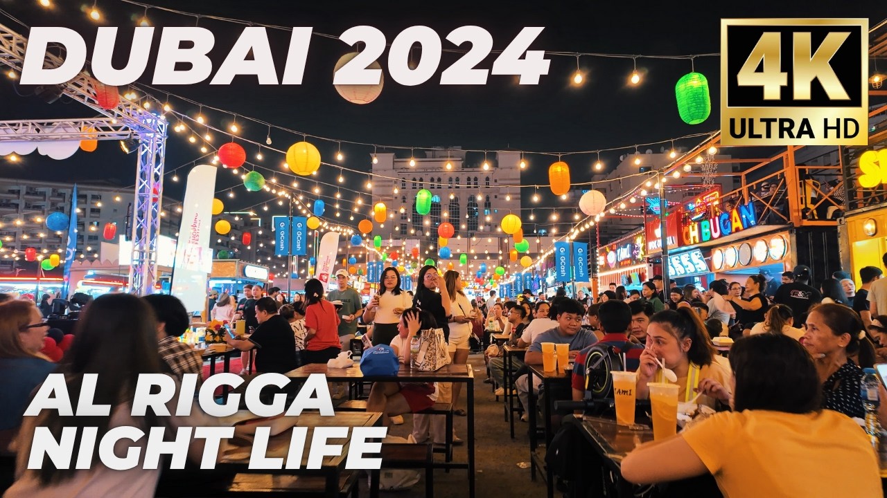 Dubai [4K] Al Rigga Night Life Walking Tour 2024 🇦🇪