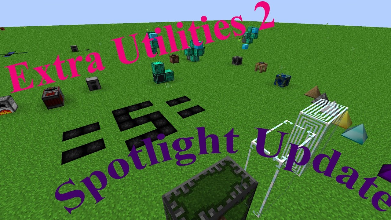 Extra Utilities 2 Spotlight Update (Quantum Quarry, Deep Dark, Spikes, Wireless RF)