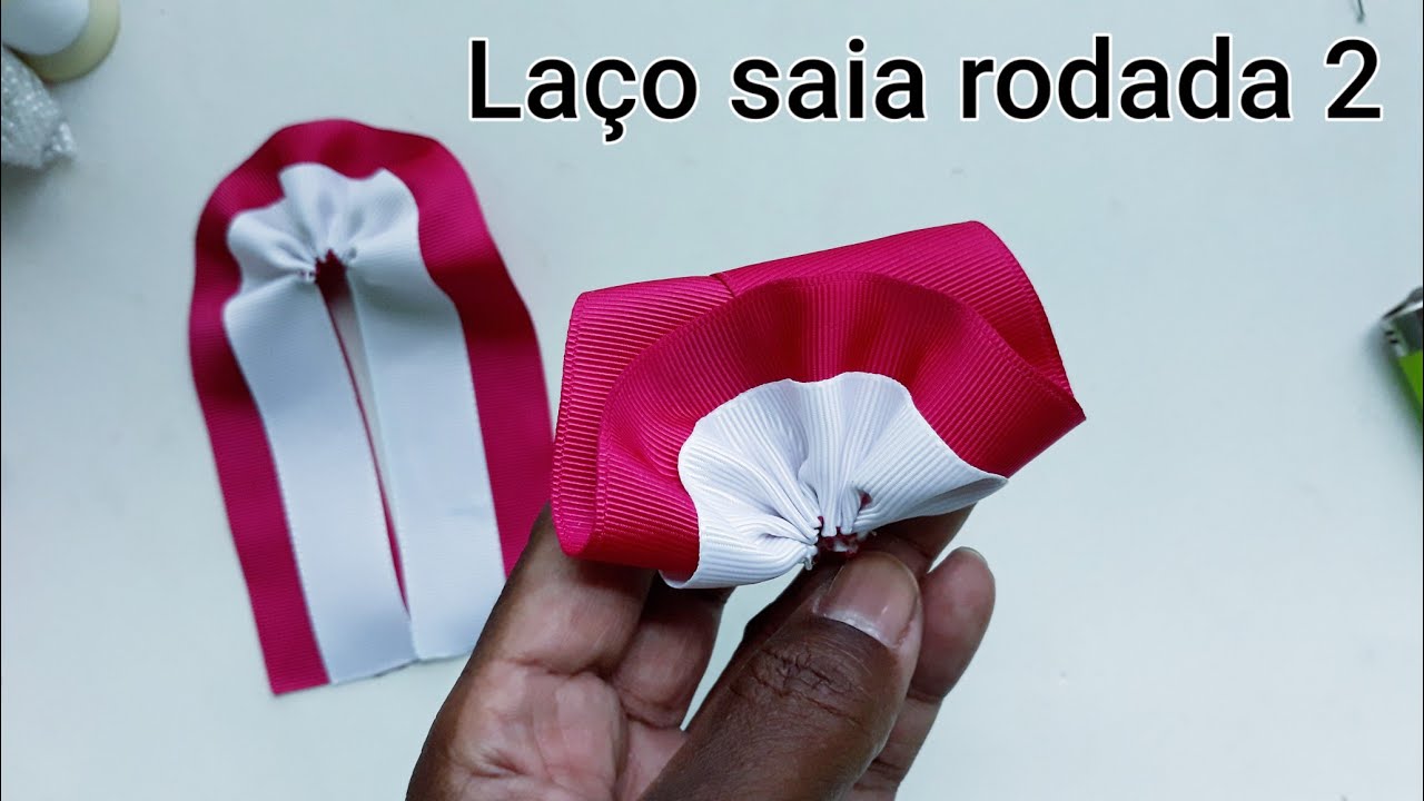 Laço Saia Rodada, fácil, rápida e econômica 2 by Sandra Monteiro