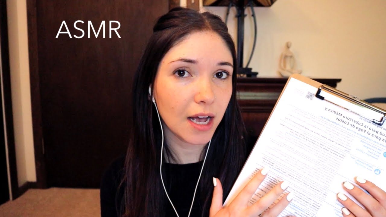 ASMR | roleplay! chicle, escribiendo, typing, y susurrando