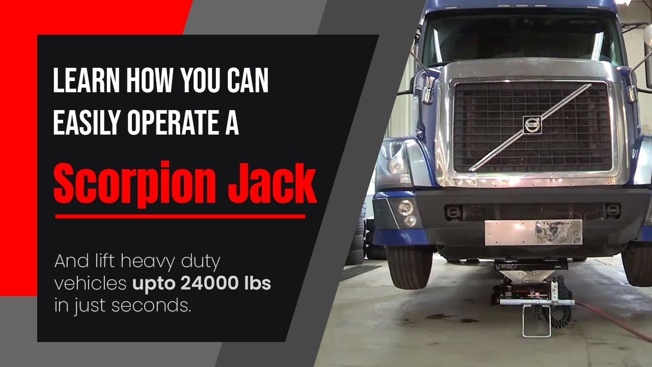 How To Operate A Stan Design Scorpion Floor Jack