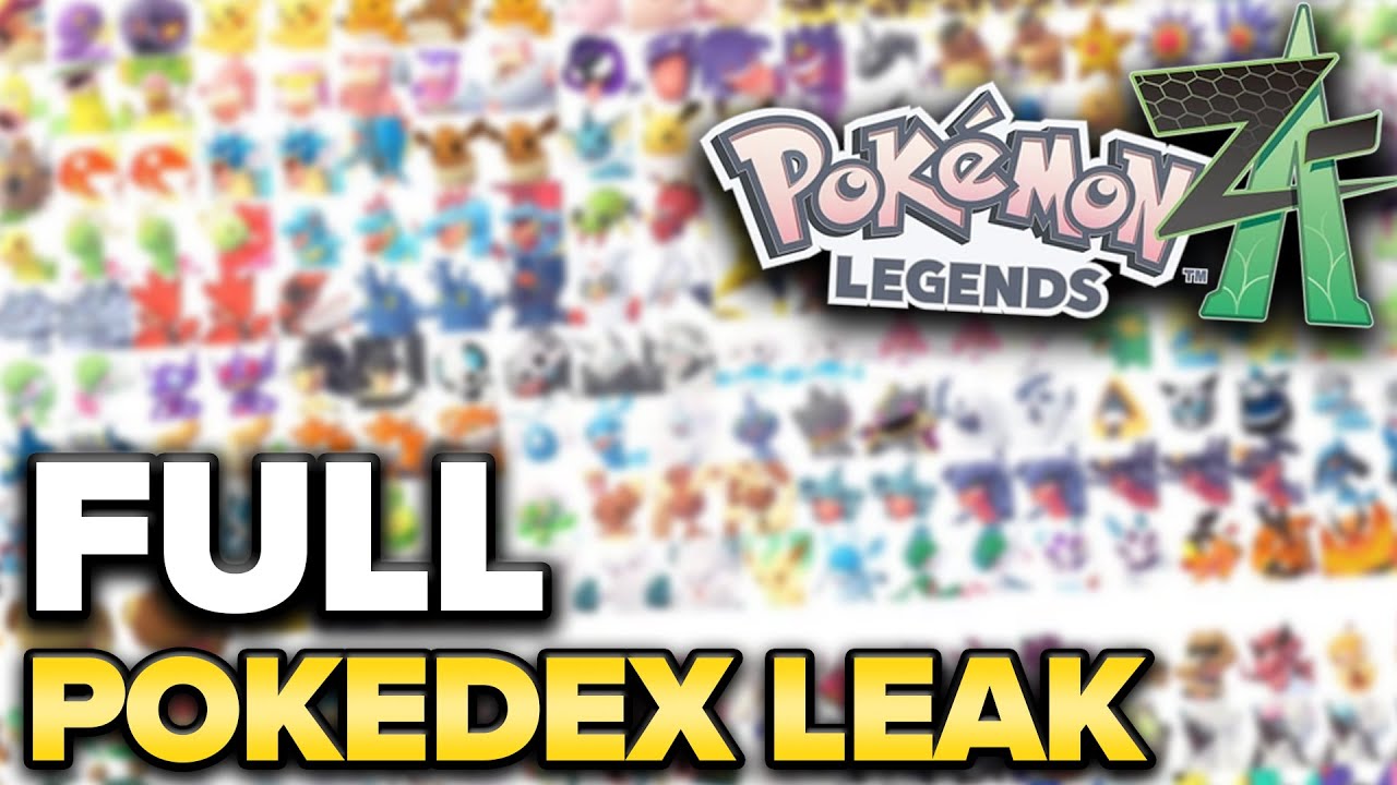 FULL POKEDEX LEAK Breakdown for Pokemon Legends ZA!