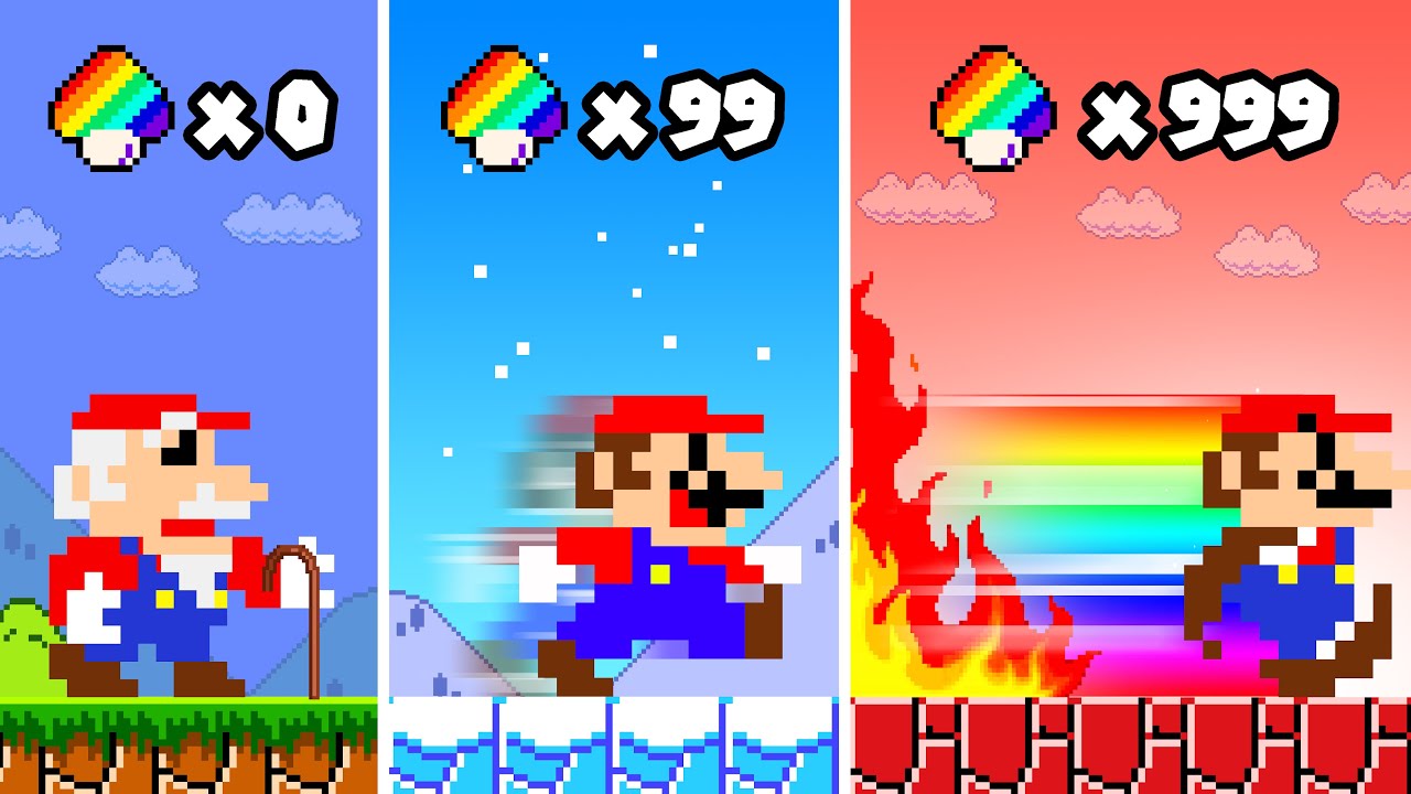 Evolution of Super Mario: When Mario becomes Faster in Super Mario Bros Wii.? | Good Mario
