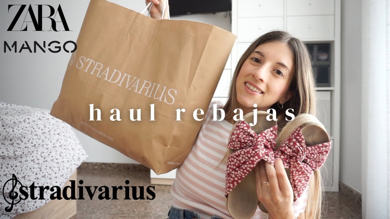 ¡TRY ON HAUL REBAJAS 2024! Zara, Mango, Stradivarius, Springfield, .... 🛍️ | Paula Moon