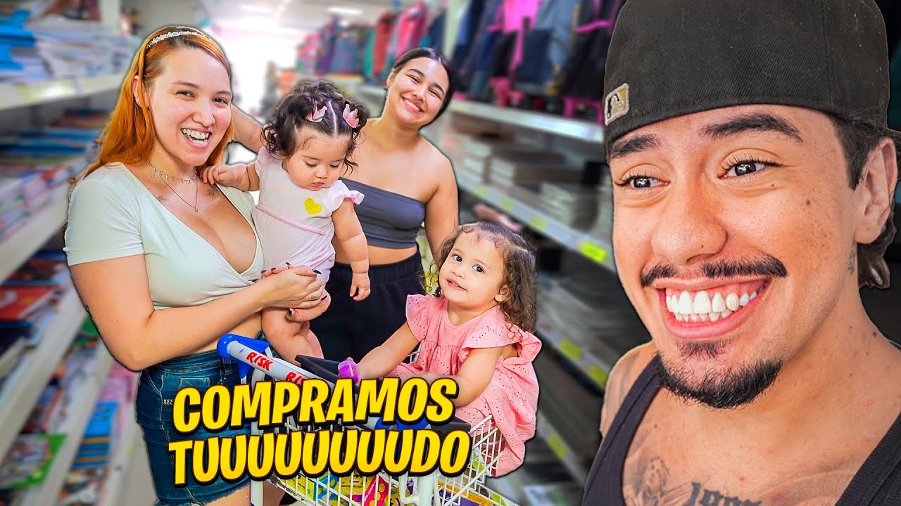 COMPRAMOS O MATERIAL ESCOLAR DA ISABELA❤️ ELA JA VAI ENTRAR NA ESCOLINHA🙏