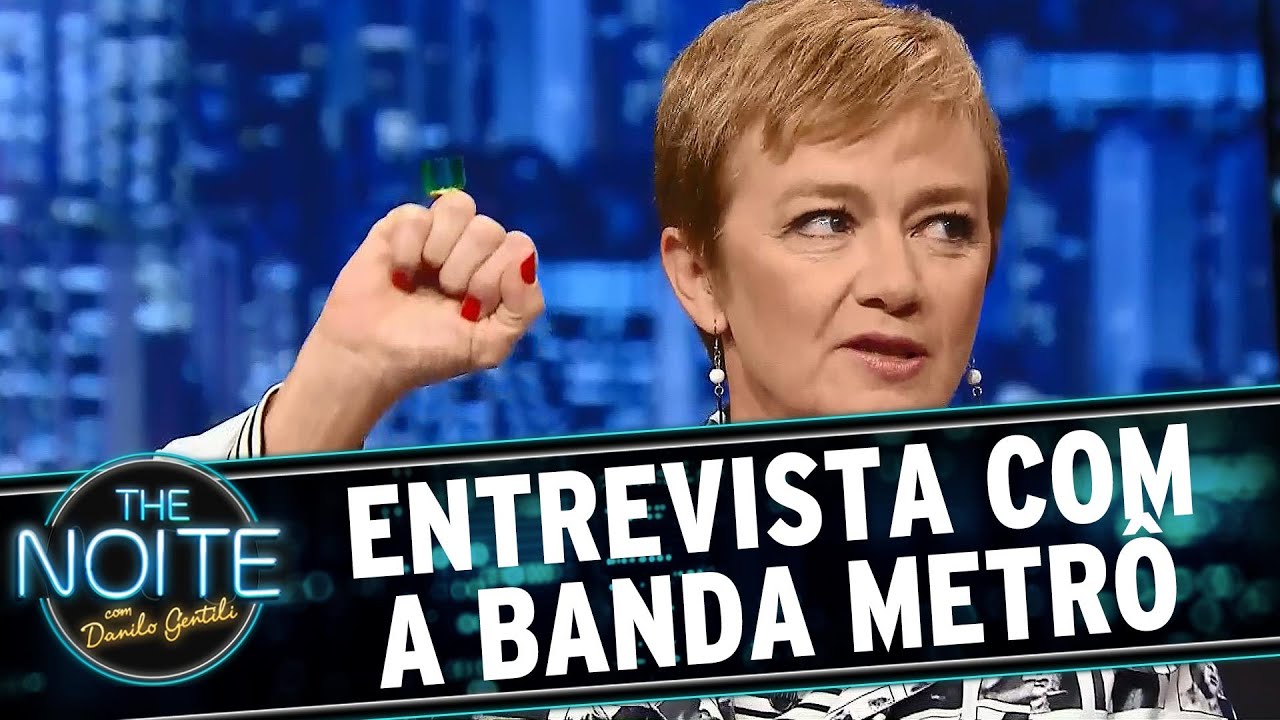 The Noite (24/08/15) - Entrevista com a Banda Metrô