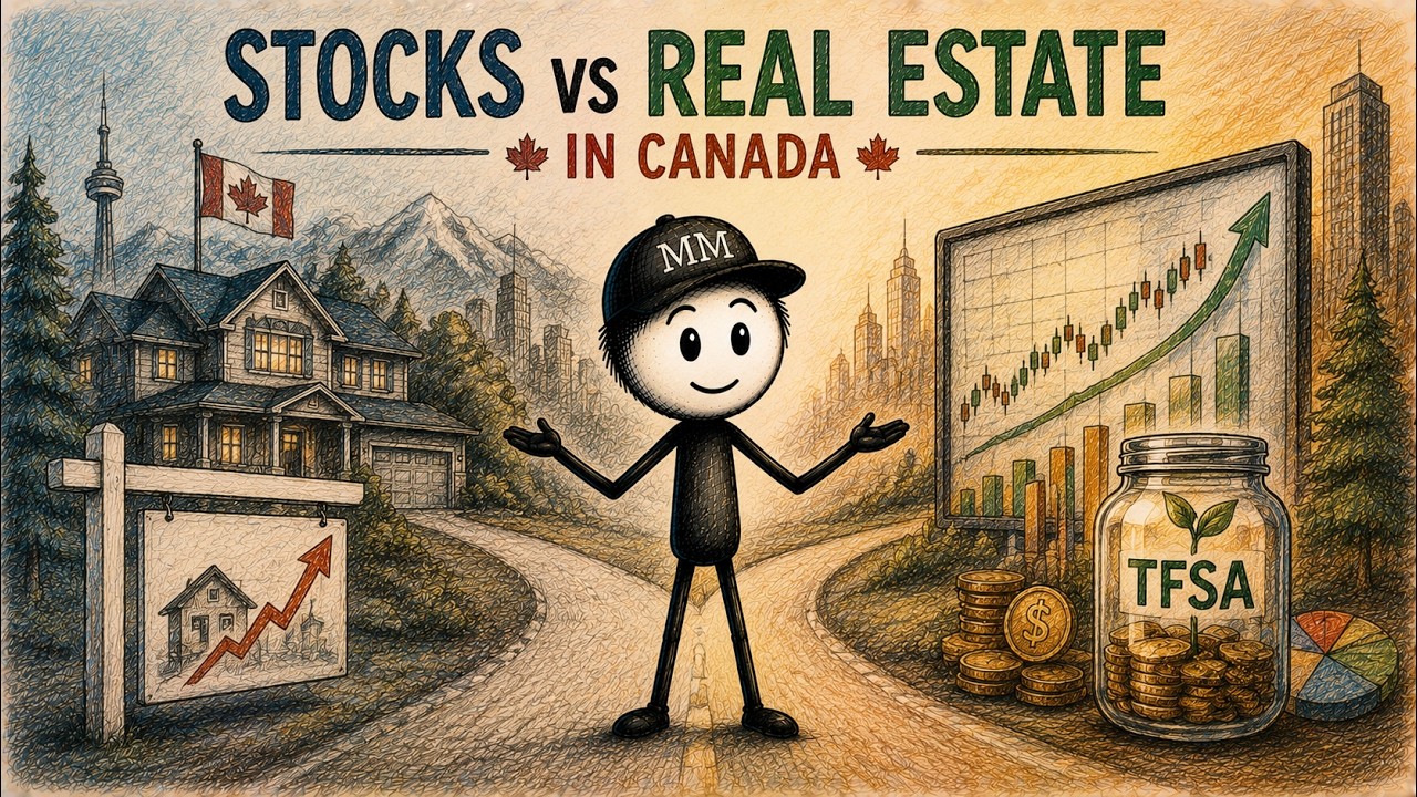 Stocks vs Real Estate in Canada &mdash; Which One Actually Builds More Wealth