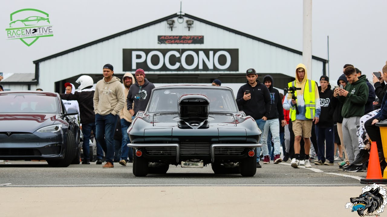 7 Sec - C2 CORVETTE IS BACK ROLL RACING at Racemotive