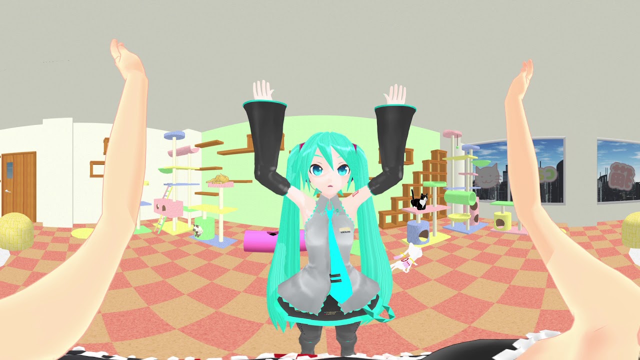 【MMD VR 360 3D】アルプス一万尺