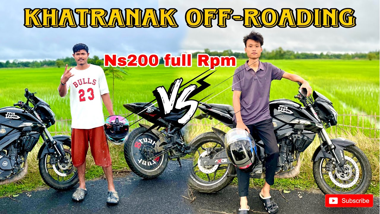Khatarnak off-roading my Torque 🚀🔥|| ns200 full RPM vs ns125 rpm #assam #trending #ns200 