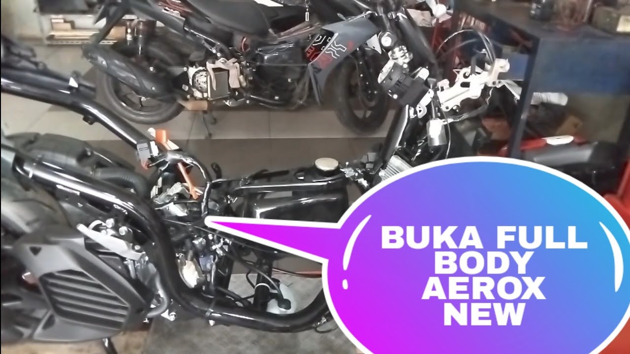 CARA BUKA COVER AEROX NEW GEN 2 FULL BODY