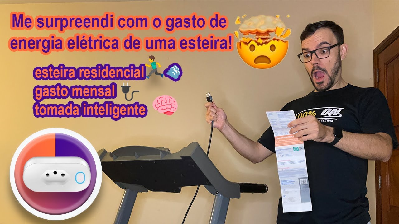 Qual o gasto de energia de uma esteira residencial?