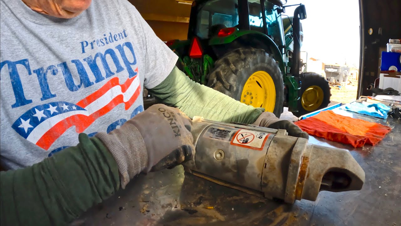 Starter Removal on JD 6115M